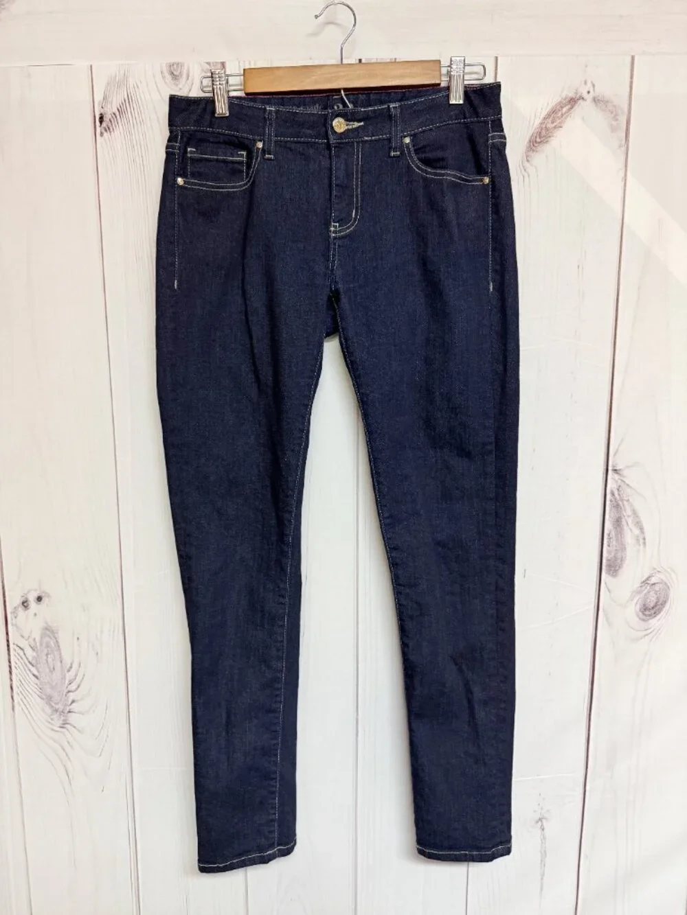 Kate Spade‎ Women’s Broome Street Skinny Jeans 28 Dark Indigo EUC